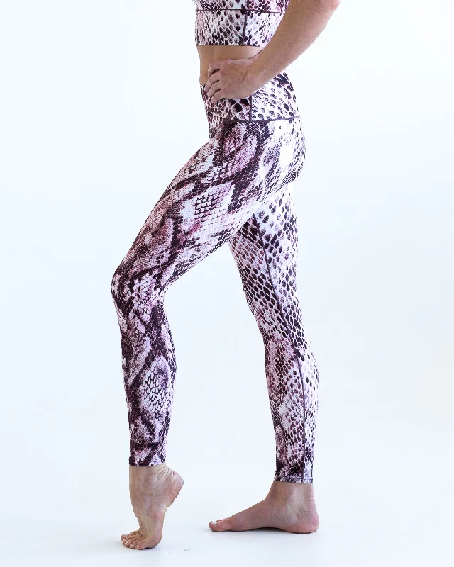 Pink Snakeskin Yoga Pants *FINAL SALE*