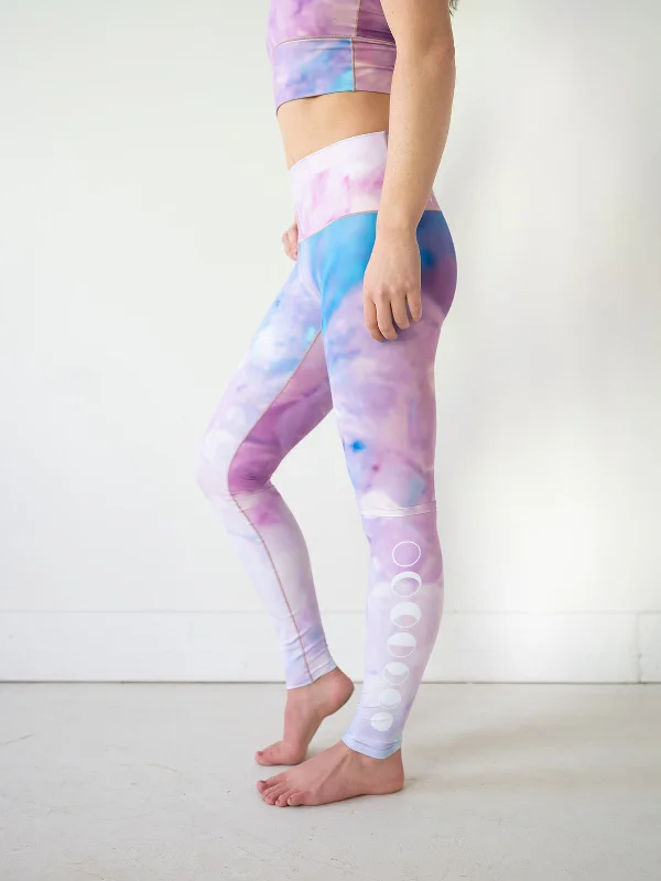 Pink Tie Dye Yoga Pants