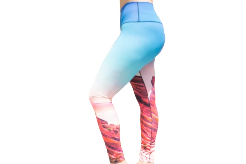 Red Rocks Sunrise Yoga Pants