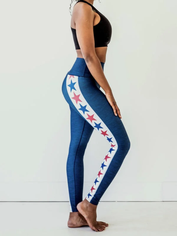 Red, White & Blue Yoga Pants *FINAL SALE*