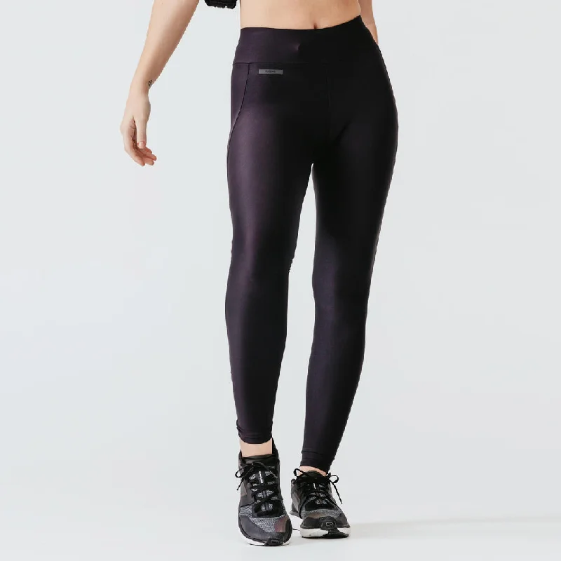 Women's Running Leggings - Kiprun Run 100 Black