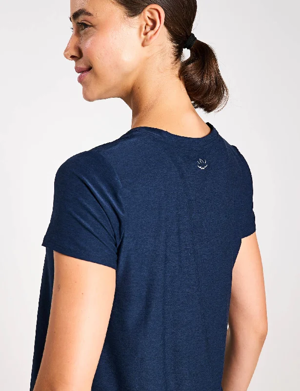 Featherweight On The Down Low Tee - Nocturnal Navy