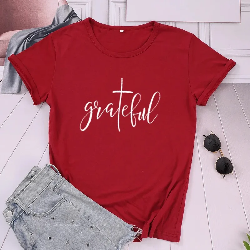 Women's Christian Fashion Graphic Cotton Tee Shirt Tee