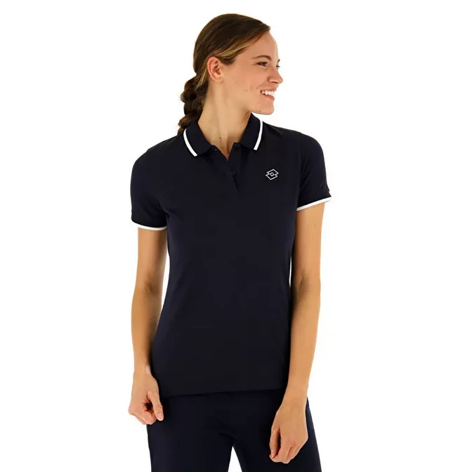 Lotto Polo Classica da donna Piquet 213501 1D0 navy blue-bright white