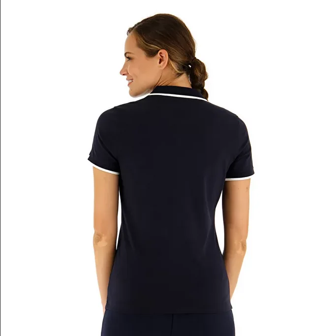 Lotto Polo Classica da donna Piquet 213501 1D0 navy blue-bright white