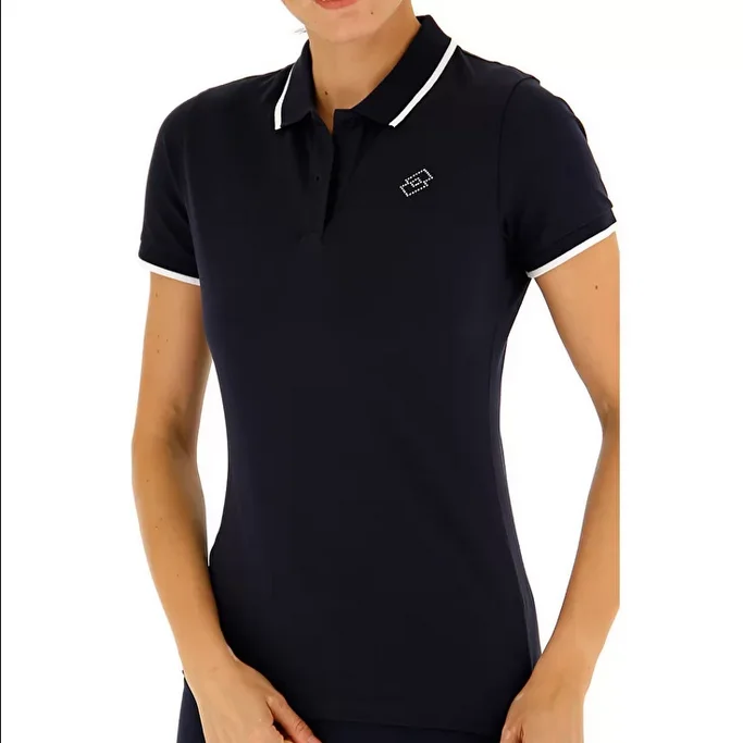 Lotto Polo Classica da donna Piquet 213501 1D0 navy blue-bright white