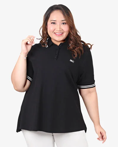 Pascal Short Sleeve Polo Tee - Black