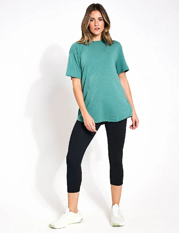 One Relaxed Dri-FIT Short-Sleeve Top - Bicoastal/Black