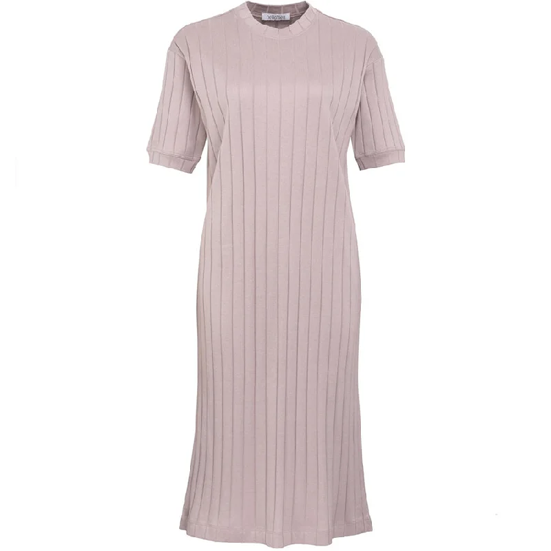 ORGANIC COTTON MIDI DRESS LAVENDER ""02/10""