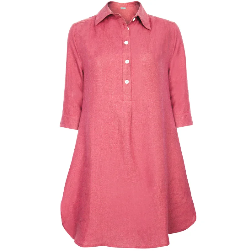 SHIRT DRESS ""BAHAMAS"" IN HIBISCUS