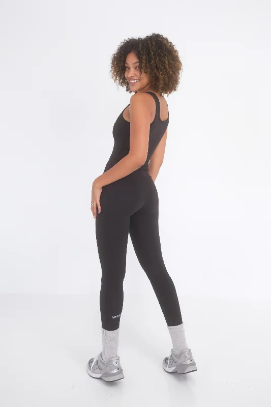 Breathe Full Pocket Bodysuit - Black