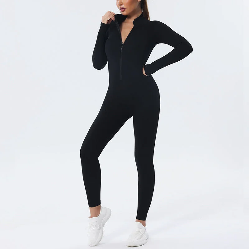 High Waist Hip Lifting Sports Quick Dry Fitness Yoga Jumpsuit