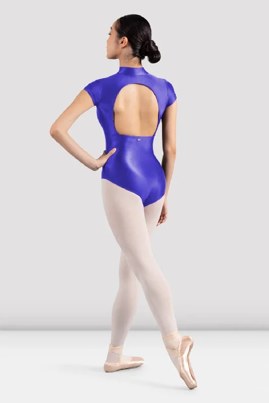 Ladies Mirella Glow Zip Front Leotard