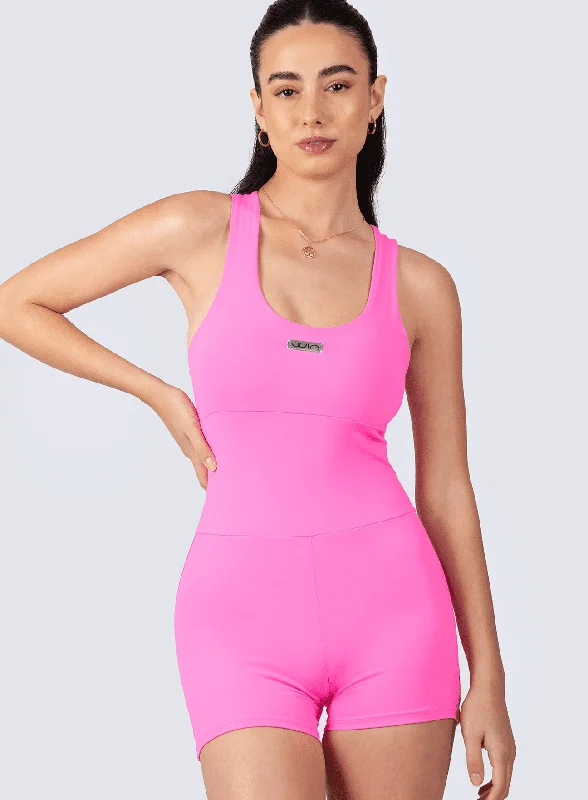 ONE PIECE EMANA OPEN BACK-FUCSHIA