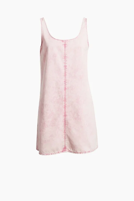 Rag & Bone Kimmie Denim Dress - Pink Acid