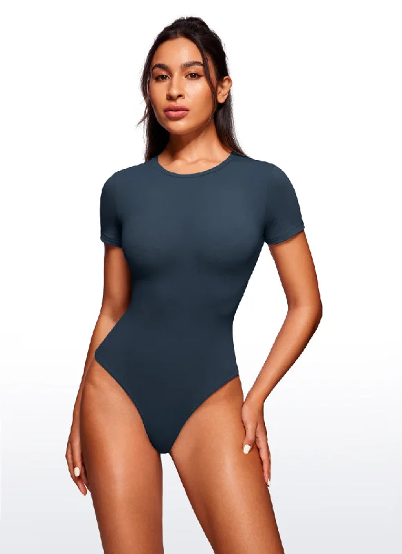 Cotton Crew Neck Short Sleeves Bodysuits