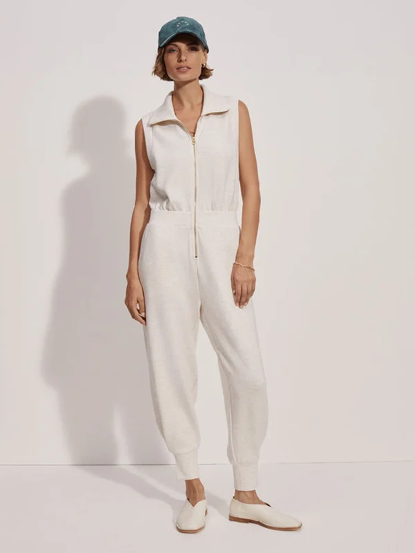 Varley Madelyn Jumpsuit - Ivory Marl