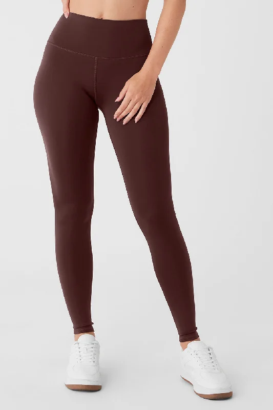 High-Waist Airlift Legging - Cherry Cola