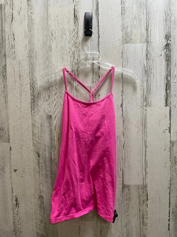 Athletic Tank Top By Lululemon In Pink, Size: 8