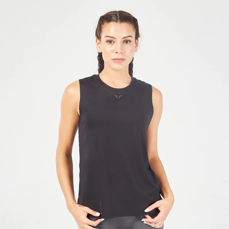 Essential Crew Tank Asphalt Edition - Black