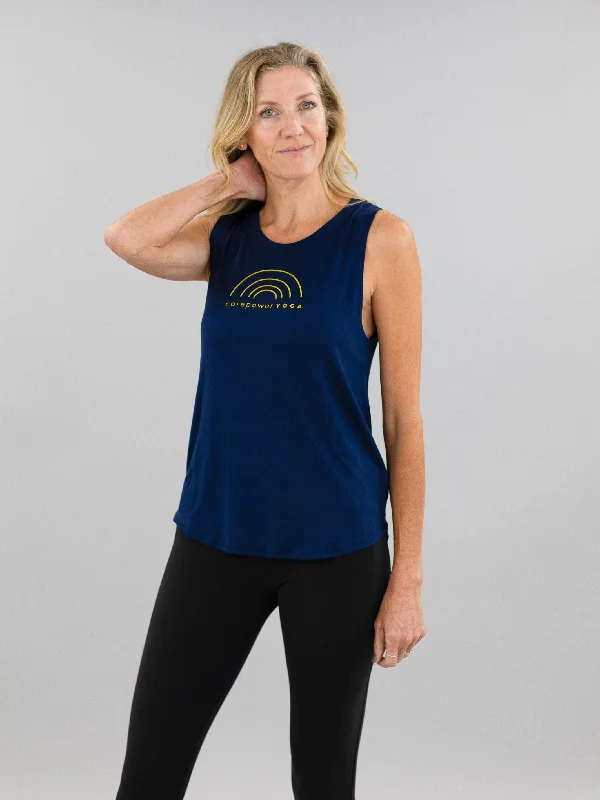 CorePower Yoga Half Glow Muscle Tank