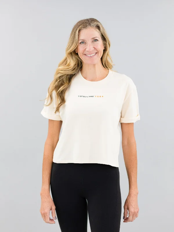 CorePower Yoga Rolled Cuff Top