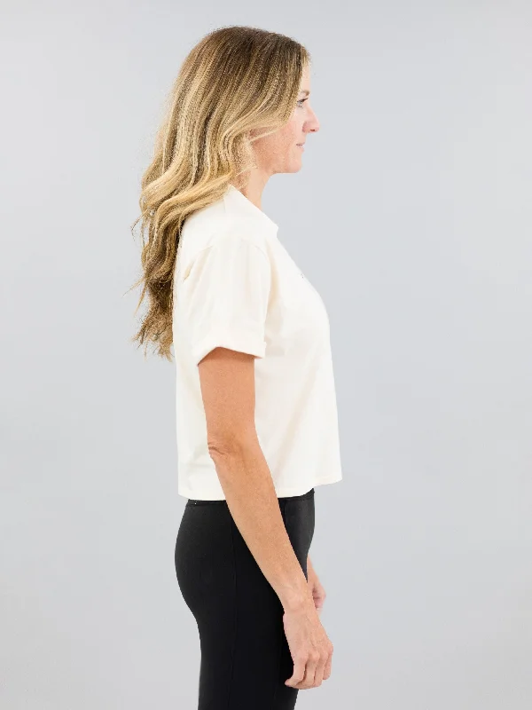 CorePower Yoga Rolled Cuff Top