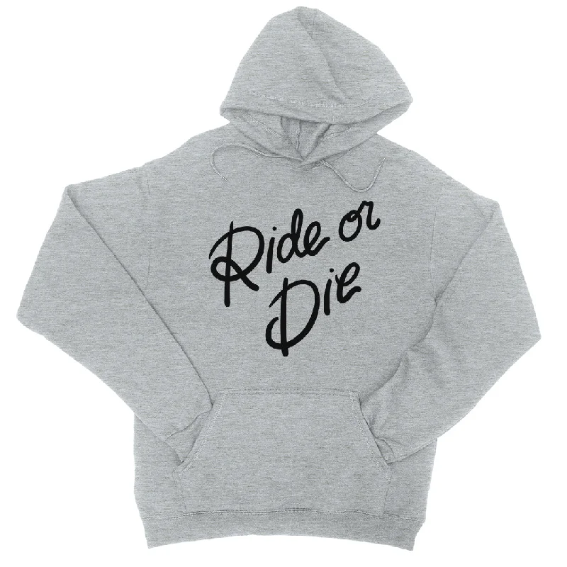 365 Printing Ride Or Die Womens Hoodie Motivation Quote Funny Wedding Gifts