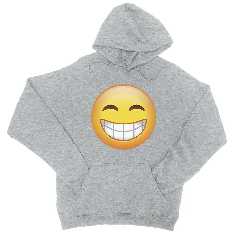 Emoji-Smiling Unisex Pullover Hoodie Wonderful Greatful Friend Gift