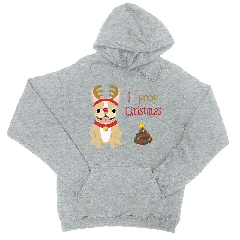 Frenchie Christmas Poop Unisex Hoodie