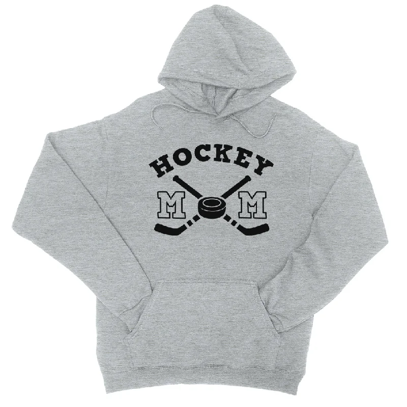 Hockey Mom Unisex Pullover Hooded Sweatshirt Funny Mothers Day Gift