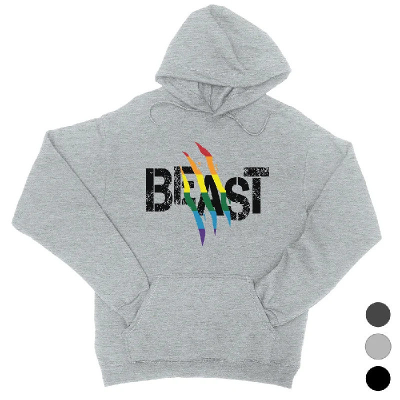 LGBT Beast Rainbow Scratch Unisex Hoodie