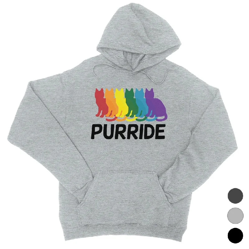 LGBT Purride Rainbow Cats Unisex Hoodie