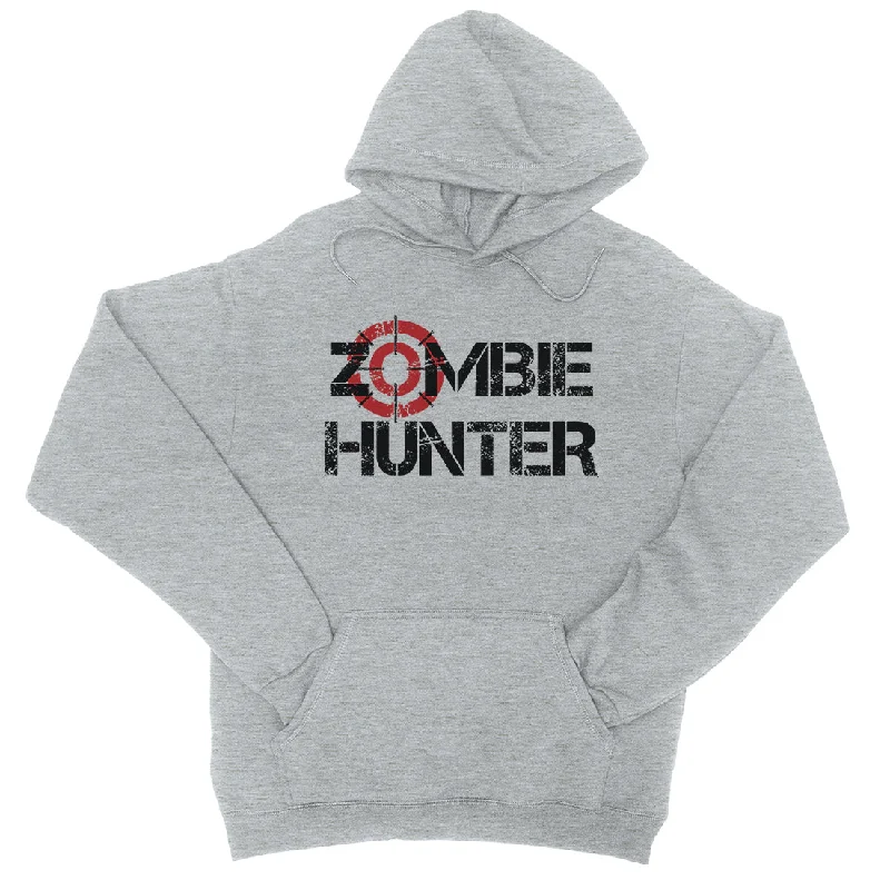 Zombie Hunter Unisex Pullover Hoodie One-of-a-Kind Badass Halloween