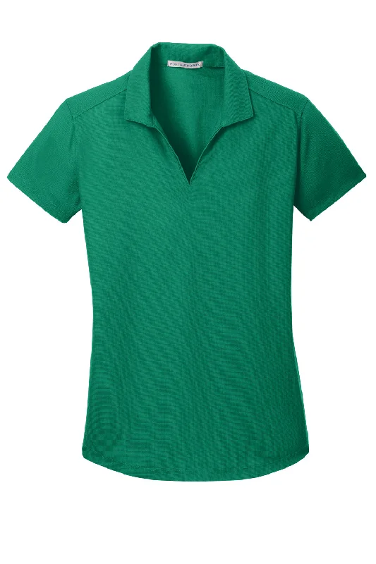 Port Authority Womens Dry Zone Moisture Wicking Short Sleeve Polo Shirt - Jewel Green