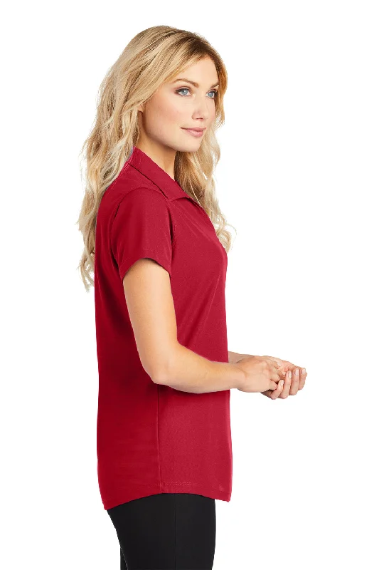 Port Authority Womens Dry Zone Moisture Wicking Short Sleeve Polo Shirt - Engine Red