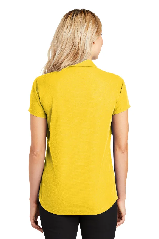 Port Authority Womens Dry Zone Moisture Wicking Short Sleeve Polo Shirt - Yellow