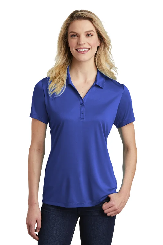 Sport-Tek Womens Competitor Moisture Wicking Short Sleeve Polo Shirt - True Royal Blue