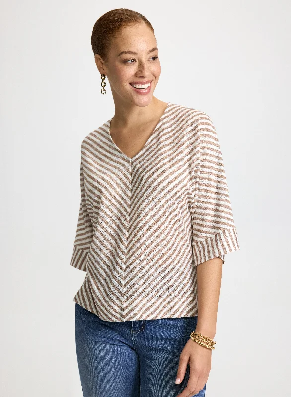 Chevron Stripe Top