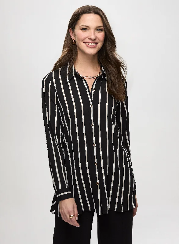 Stripe Print Blouse